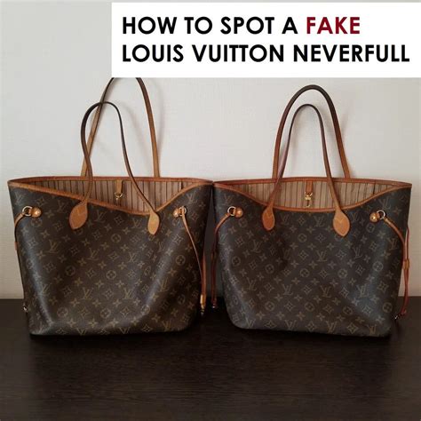 real vs fake louis vuitton neverfull mm